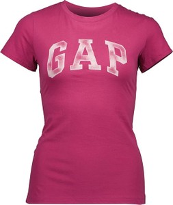 T-shirt Gap z bawełny z okrągłym dekoltem w młodzieżowym stylu