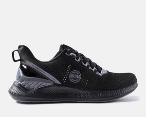 Czarne buty sportowe Big Star w sportowym stylu sznurowane