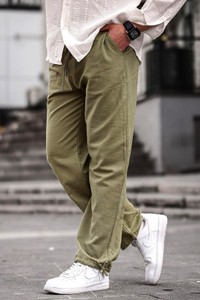 Zielone spodnie IVET w stylu casual