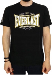 T-shirt Everlast w młodzieżowym stylu z krótkim rękawem