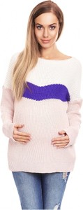Peekaboo Sweter Ciążowy Model 40023 Powder Pink