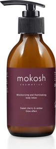 Mokosh nawilżająco-rozświetlający lotion do ciała Czereśnia &amp;amp; Bursztyn 200 ml