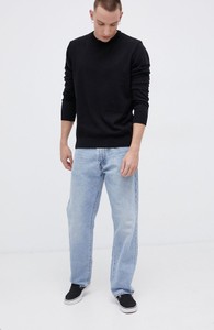Czarny sweter Cross Jeans z bawełny w stylu casual
