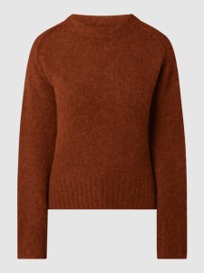Brązowy sweter Marc O'Polo DENIM z wełny