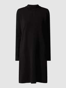Czarna sukienka ARMEDANGELS z długim rękawem z dzianiny