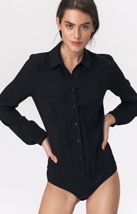 Czarna koszula Nife w stylu casual