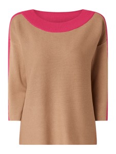 Różowy sweter comma, w stylu casual
