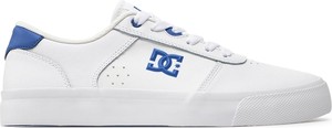 DC Shoes Sneakersy DC Teknic ADYS300763 White/Blue WBL