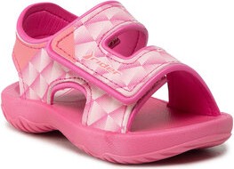 Różowe buty dziecięce letnie Rider dla dziewczynek na rzepy