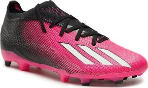 Różowe buty sportowe Adidas w sportowym stylu ultraboost sznurowane