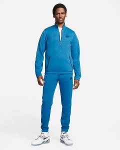 Niebieski dres Nike z dzianiny w sportowym stylu