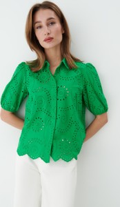 Zielona koszula Mohito w stylu casual