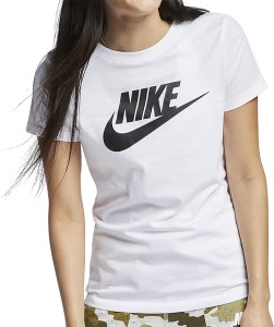 Bluzka Nike z bawełny z krótkim rękawem