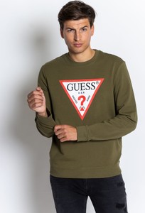 Zielona bluza Guess w młodzieżowym stylu