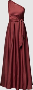 Czerwona sukienka Jake*s bez rękawów z dekoltem w kształcie litery v z satyny