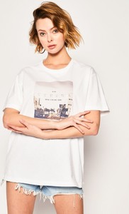 T-shirt Silvian Heach z okrągłym dekoltem w młodzieżowym stylu z krótkim rękawem