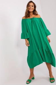 Zielona sukienka ITALY MODA oversize hiszpanka