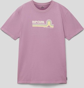 Różowa koszulka dziecięca Rip Curl dla chłopców