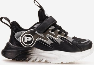Czarne buty sportowe dziecięce Zapatos sznurowane dla chłopców