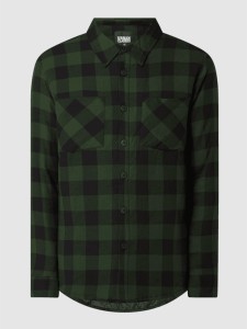 Zielona kurtka Urban Classics krótka z bawełny w stylu casual