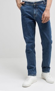 Granatowe jeansy Big Star z bawełny