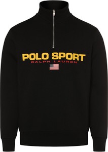 Czarna bluza Polo Sport z nadrukiem