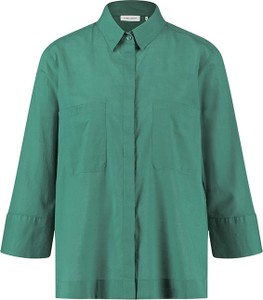 Zielona koszula Gerry Weber z kołnierzykiem w stylu casual
