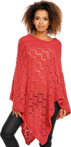 Peekaboo Poncho model 30012 Neon Coral (one-size-fits-all)