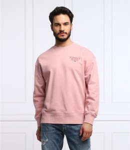 Różowa bluza Tommy Jeans w stylu casual