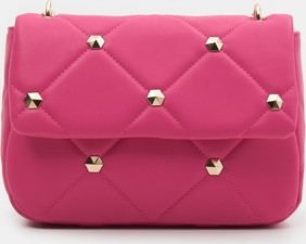 Różowa torebka Sinsay w stylu glamour średnia