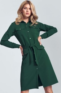 Zielona sukienka Figl w stylu casual