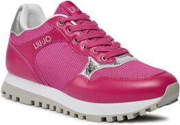 Różowe buty sportowe Liu-Jo w sportowym stylu sznurowane z płaską podeszwą