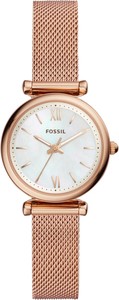 Zegarek FOSSIL - Carlie ES4433 Rose Gold/Rose Gold