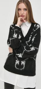 Sweter Pinko z nadrukiem w stylu casual