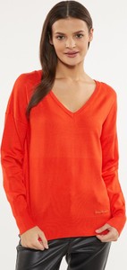 Pomarańczowy sweter Monnari w stylu casual