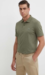 Zielona koszulka polo Lacoste z krótkim rękawem