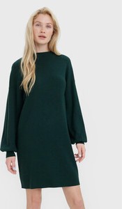 Zielona sukienka Vero Moda prosta w stylu casual mini