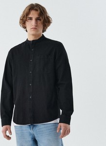 Czarna koszula Cropp z jeansu
