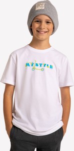 Koszulka dziecięca volcano.pl dla chłopców z bawełny