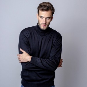 Czarny sweter Willsoor w stylu casual