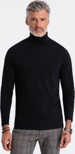 Czarny sweter Ombre z bawełny