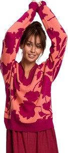 Różowy sweter BeWear
