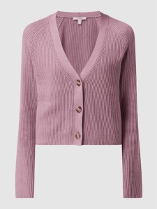 Różowy sweter Esprit z bawełny
