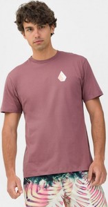 T-shirt Volcom z nadrukiem z bawełny z krótkim rękawem