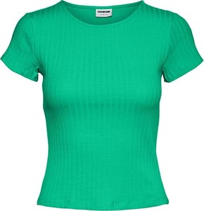 Zielona bluzka Noisy May z krótkim rękawem