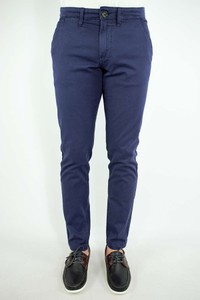 Niebieskie spodnie Pepe Jeans z bawełny