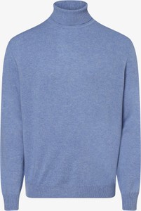 Niebieski sweter Andrew James z golfem
