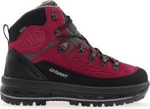 Czerwone buty trekkingowe Grisport z tkaniny