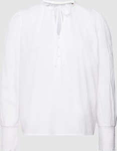 Bluzka Esprit z długim rękawem z bawełny z okrągłym dekoltem