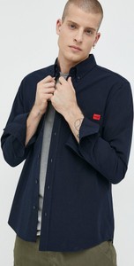 Granatowa koszula Hugo Boss w stylu casual